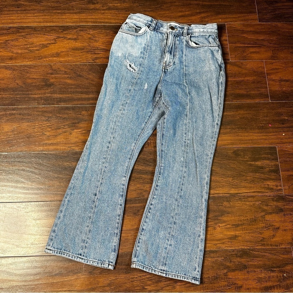 Los Angeles Atelier & Other Stories Crop Flare Jeans